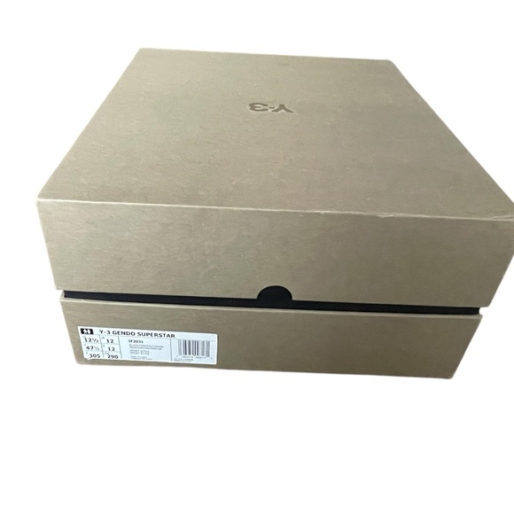 adidas Y-3 Gendo Superstar Black / Cinder / Chalk Pearl/ 12.5 Size - Picture 2 of 16